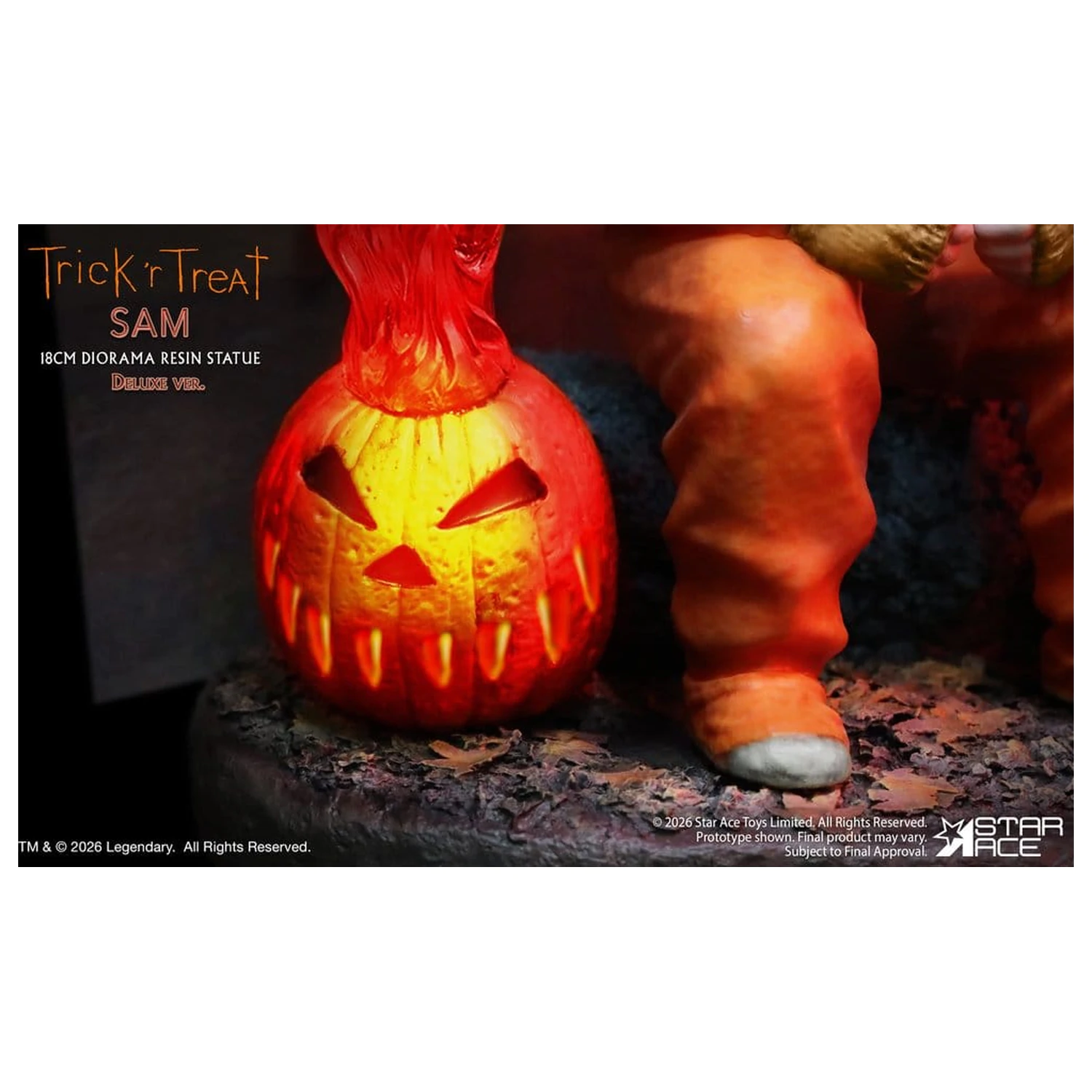 Trick R Treat Diorama Živicová socha Sam DX 18 cm produktová fotografia