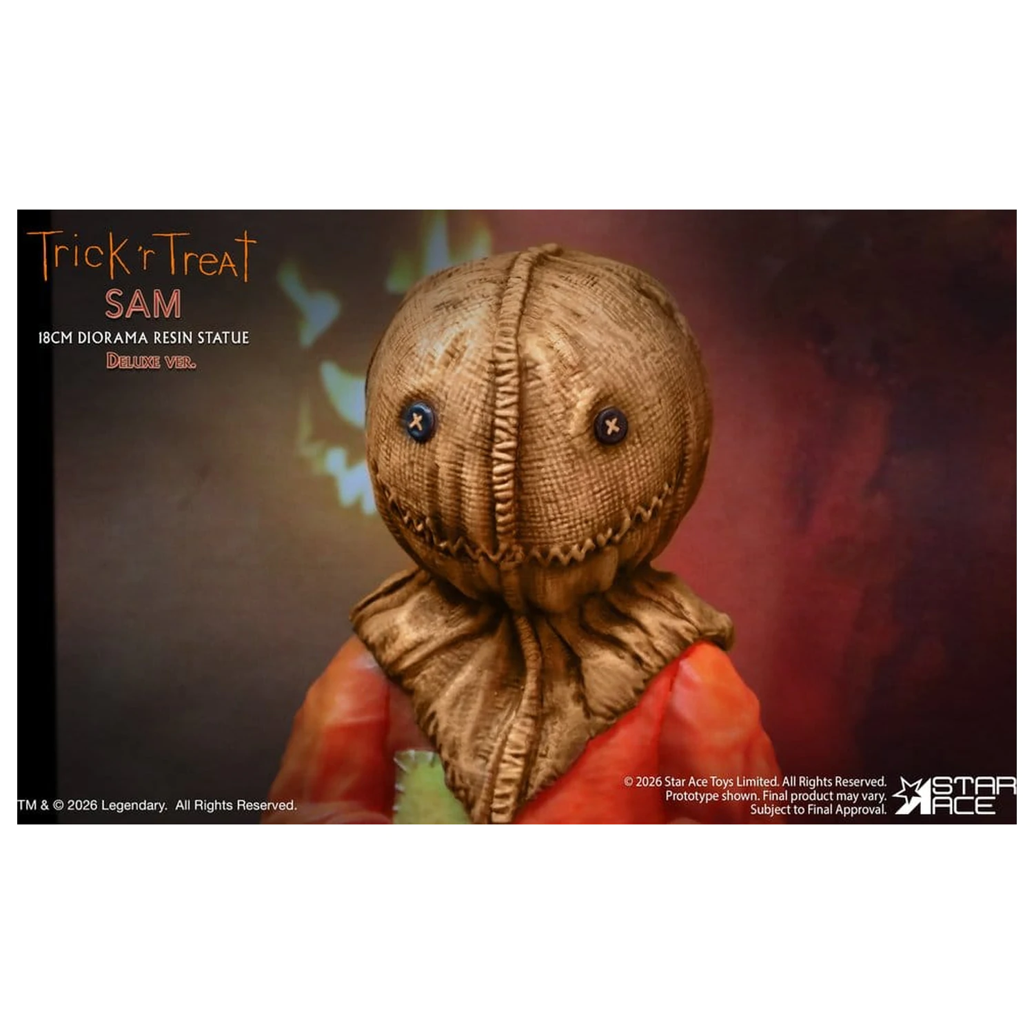 Trick R Treat Diorama Živicová socha Sam DX 18 cm produktová fotografia