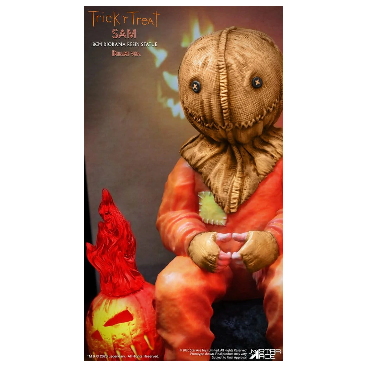 Trick R Treat Diorama Živicová socha Sam DX 18 cm produktová fotografia