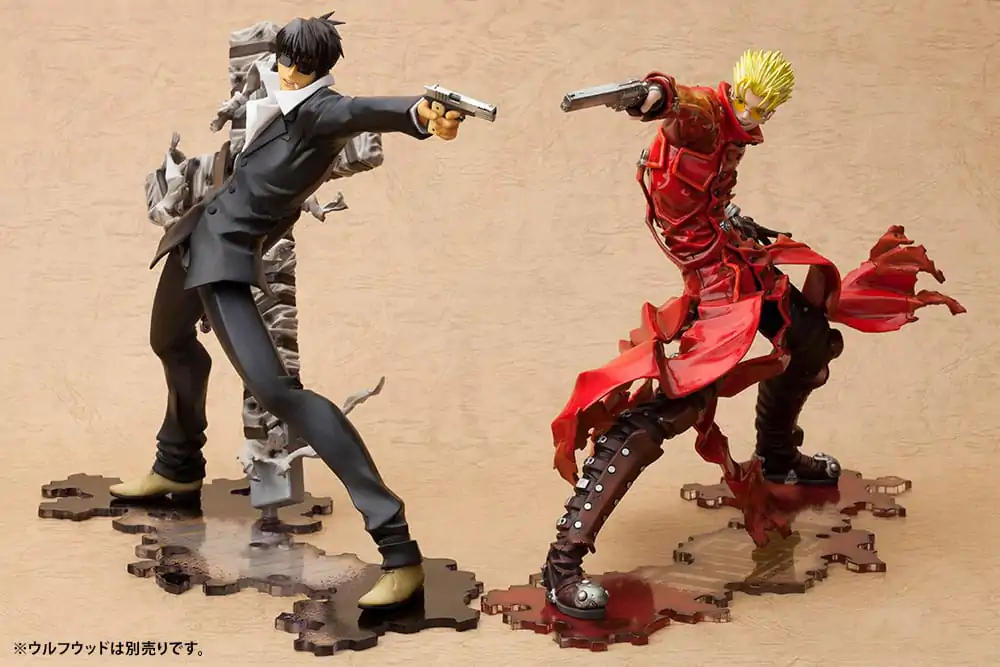 Trigun Badlands Rumble ARTFX J Socha 1/8 Vash The Stampede Renewal Package Version 19 cm produktová fotografia