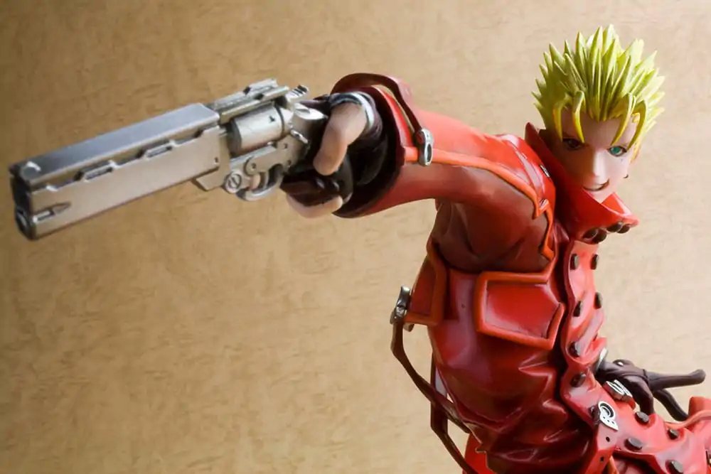 Trigun Badlands Rumble ARTFX J Socha 1/8 Vash The Stampede Renewal Package Version 19 cm produktová fotografia