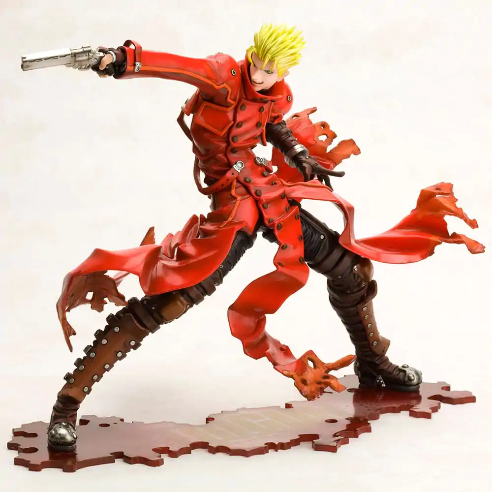 Trigun Badlands Rumble ARTFX J Socha 1/8 Vash The Stampede Renewal Package Version 19 cm produktová fotografia