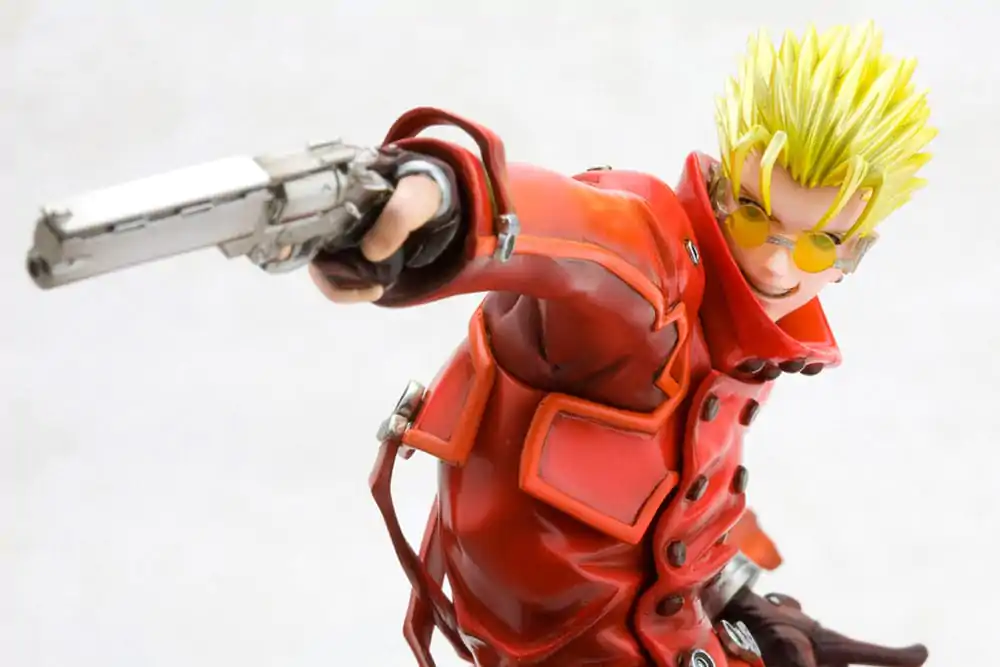Trigun Badlands Rumble ARTFX J Socha 1/8 Vash The Stampede Renewal Package Version 19 cm produktová fotografia