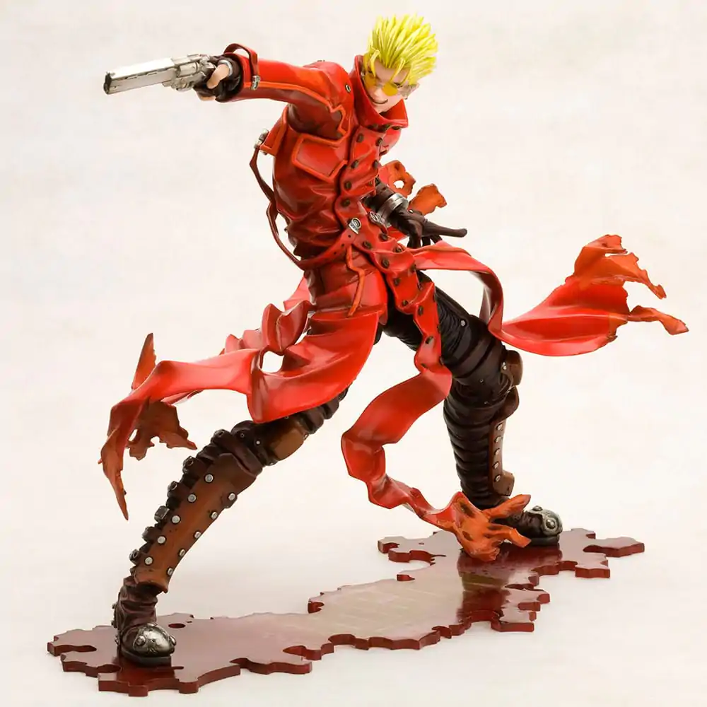 Trigun Badlands Rumble ARTFX J Socha 1/8 Vash The Stampede Renewal Package Version 19 cm produktová fotografia