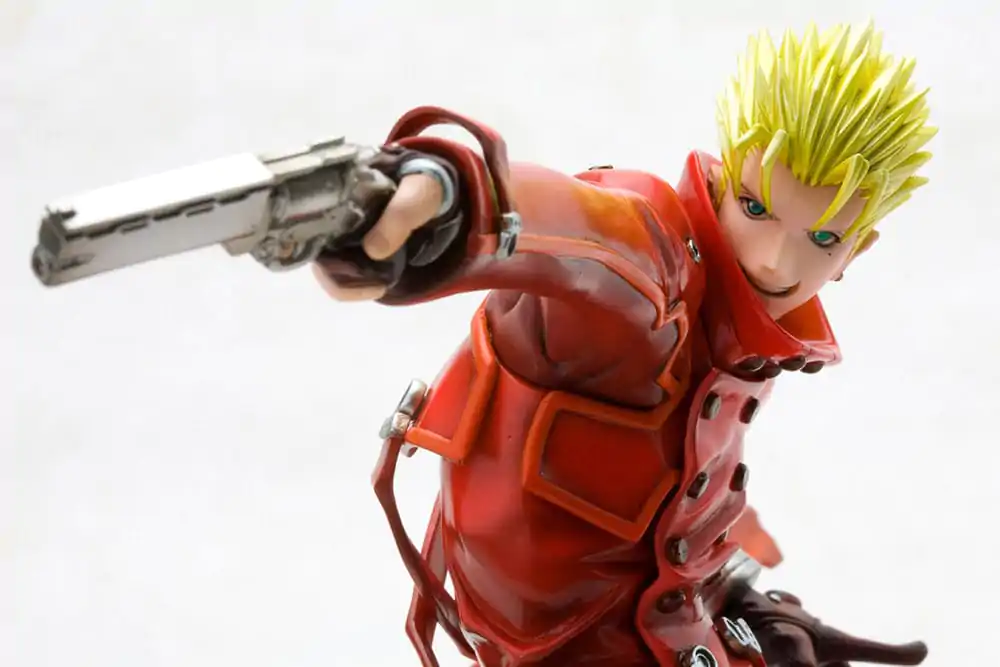 Trigun Badlands Rumble ARTFX J Socha 1/8 Vash The Stampede Renewal Package Version 19 cm produktová fotografia
