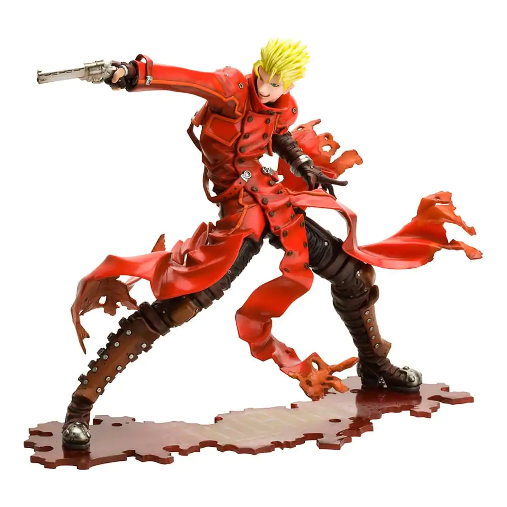 Trigun Badlands Rumble ARTFX J Socha 1/8 Vash The Stampede Renewal Package Version 19 cm produktová fotografia