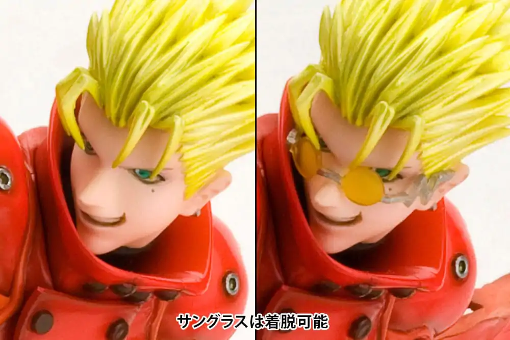 Trigun Badlands Rumble ARTFX J Socha 1/8 Vash The Stampede Renewal Package Version 19 cm produktová fotografia