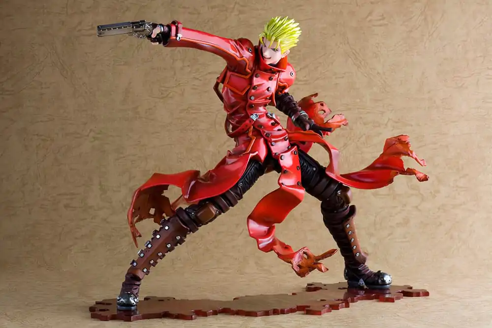 Trigun Badlands Rumble ARTFX J Socha 1/8 Vash The Stampede Renewal Package Version 19 cm produktová fotografia