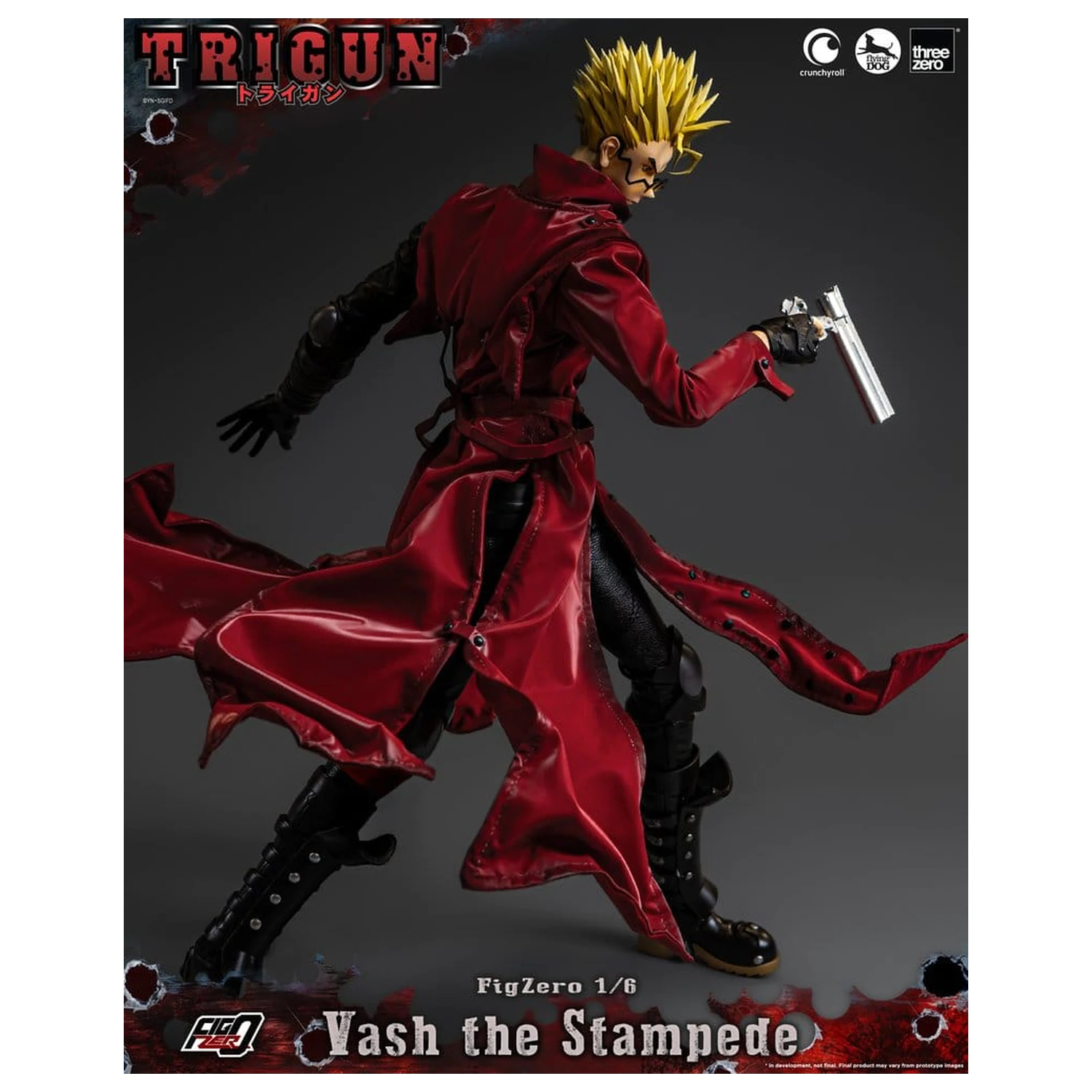 Trigun FigZero Akčná figúrka 1/6 Vash the Stampede 31 cm produktová fotografia
