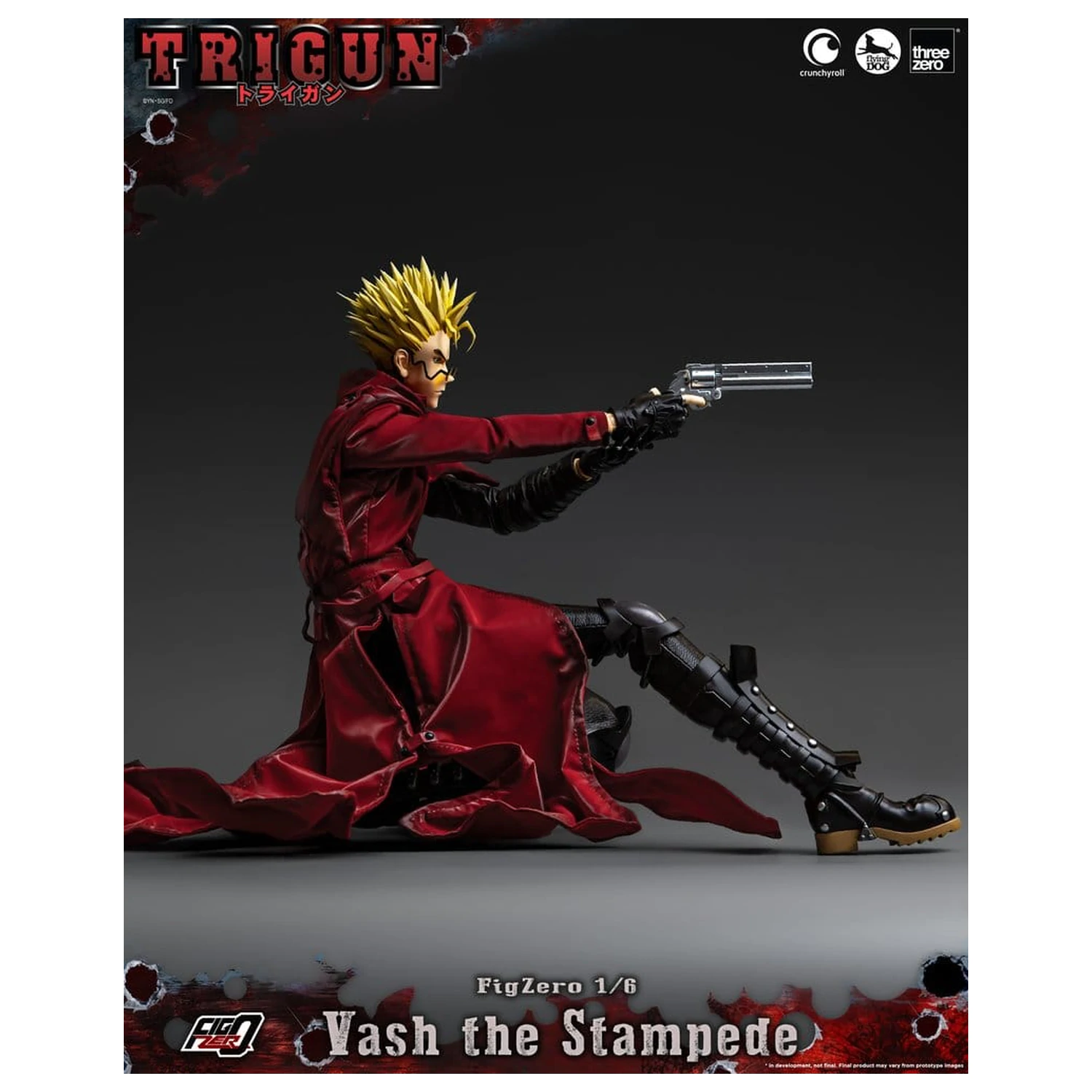Trigun FigZero Akčná figúrka 1/6 Vash the Stampede 31 cm produktová fotografia