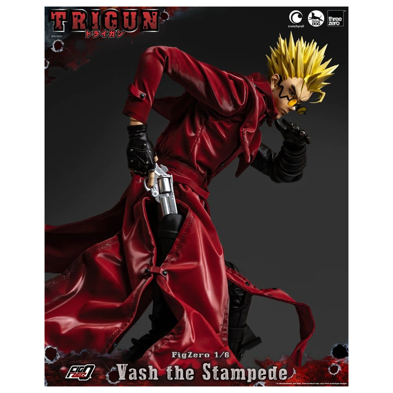Trigun FigZero Akčná figúrka 1/6 Vash the Stampede 31 cm produktová fotografia