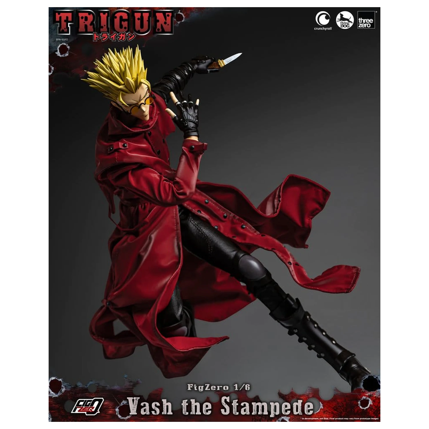Trigun FigZero Akčná figúrka 1/6 Vash the Stampede 31 cm produktová fotografia