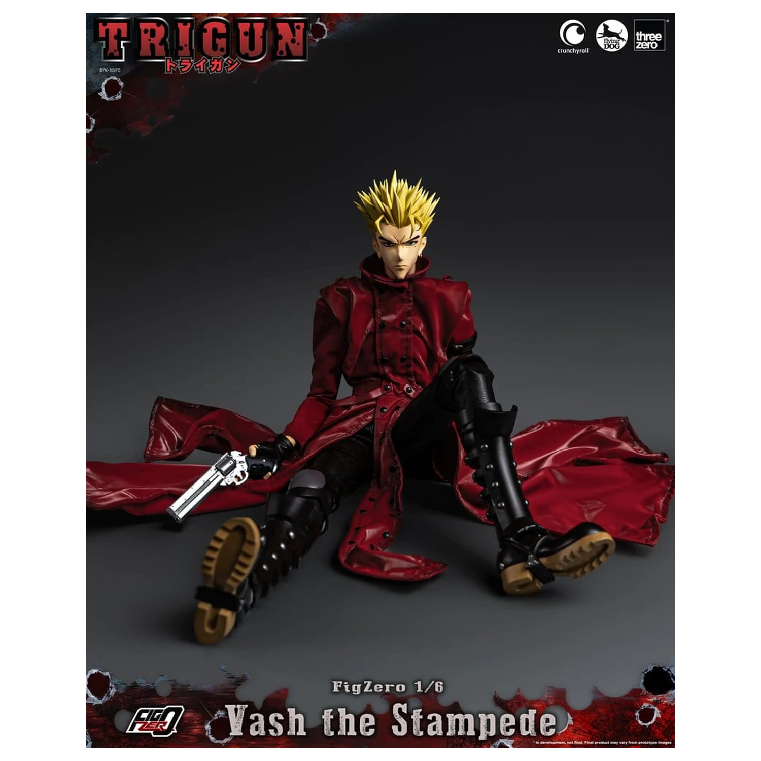 Trigun FigZero Akčná figúrka 1/6 Vash the Stampede 31 cm produktová fotografia