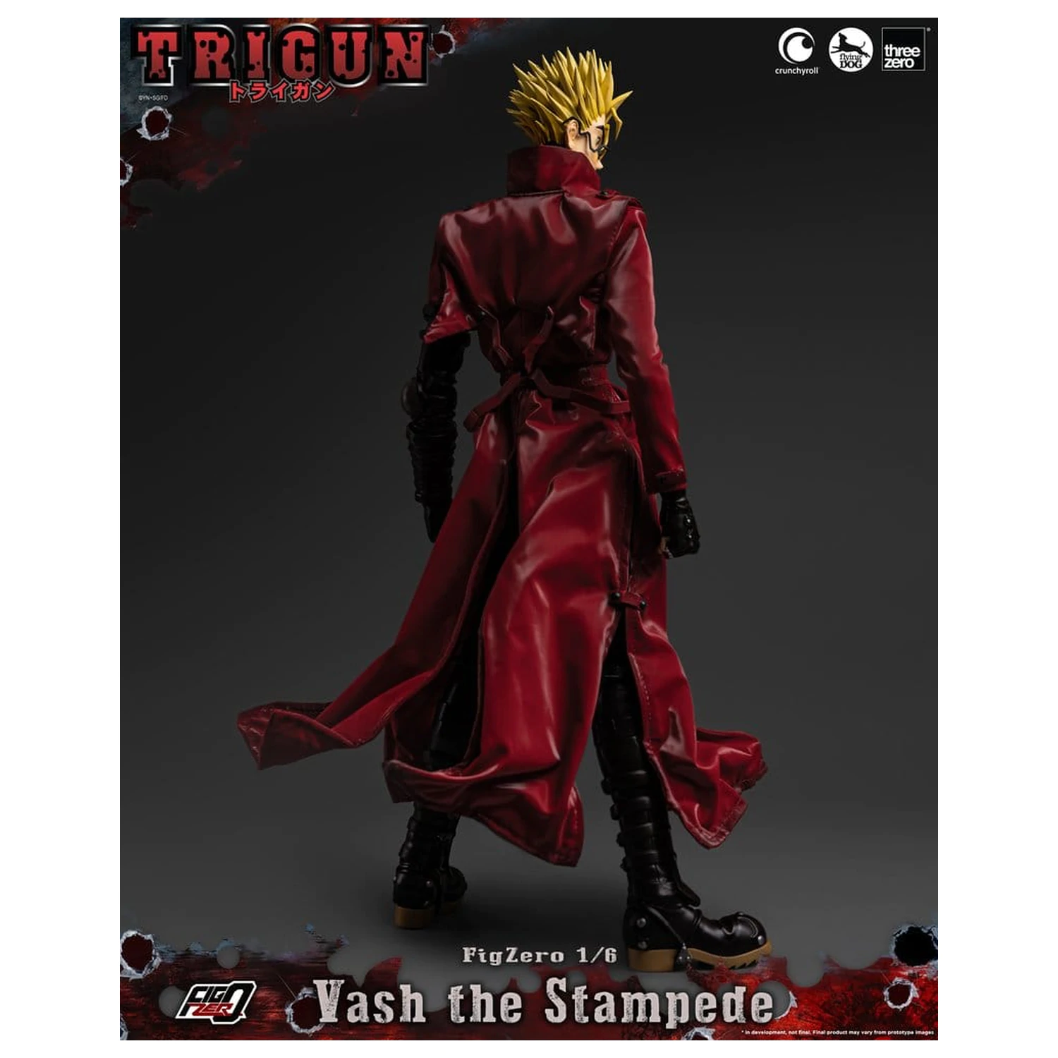 Trigun FigZero Akčná figúrka 1/6 Vash the Stampede 31 cm produktová fotografia