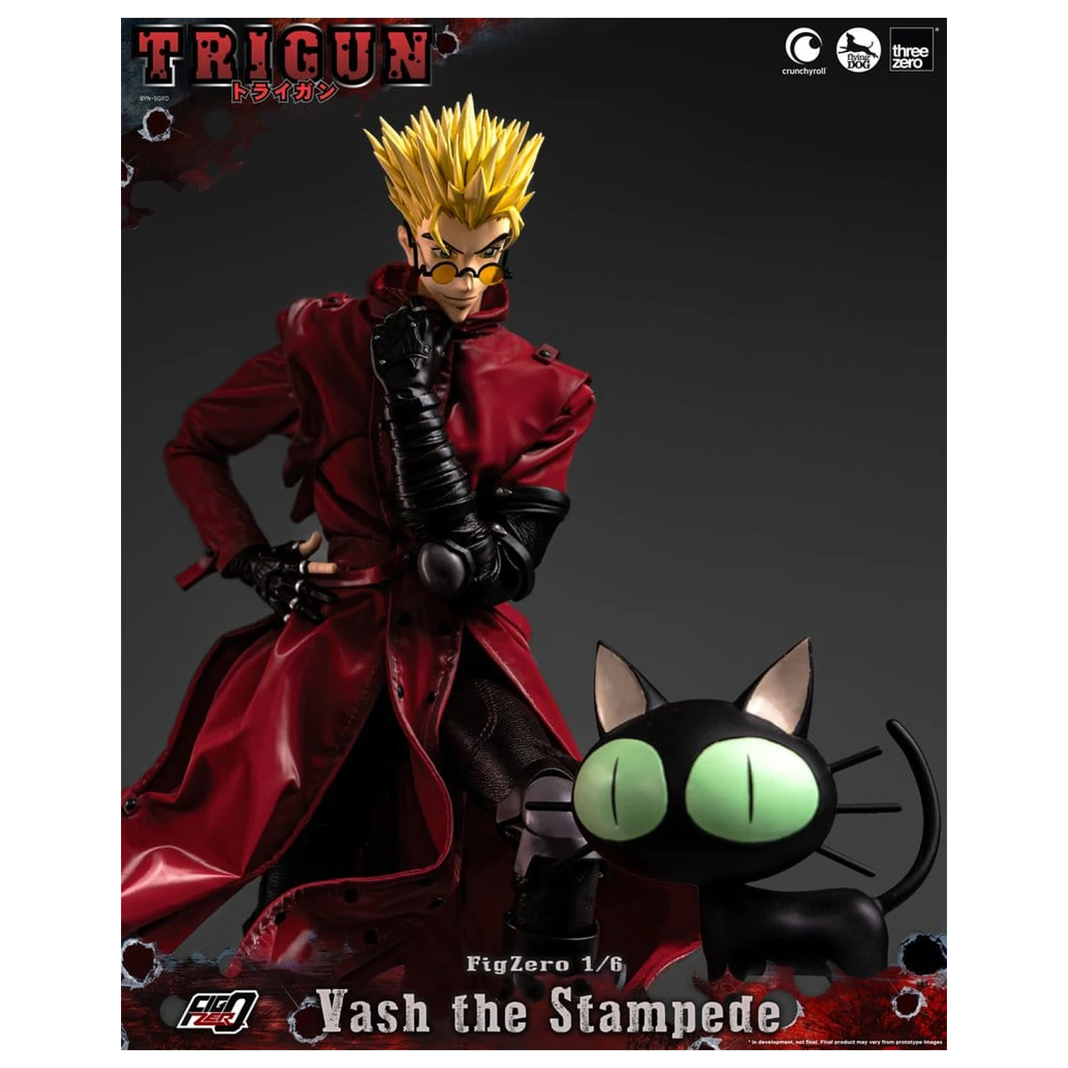Trigun FigZero Akčná figúrka 1/6 Vash the Stampede 31 cm produktová fotografia