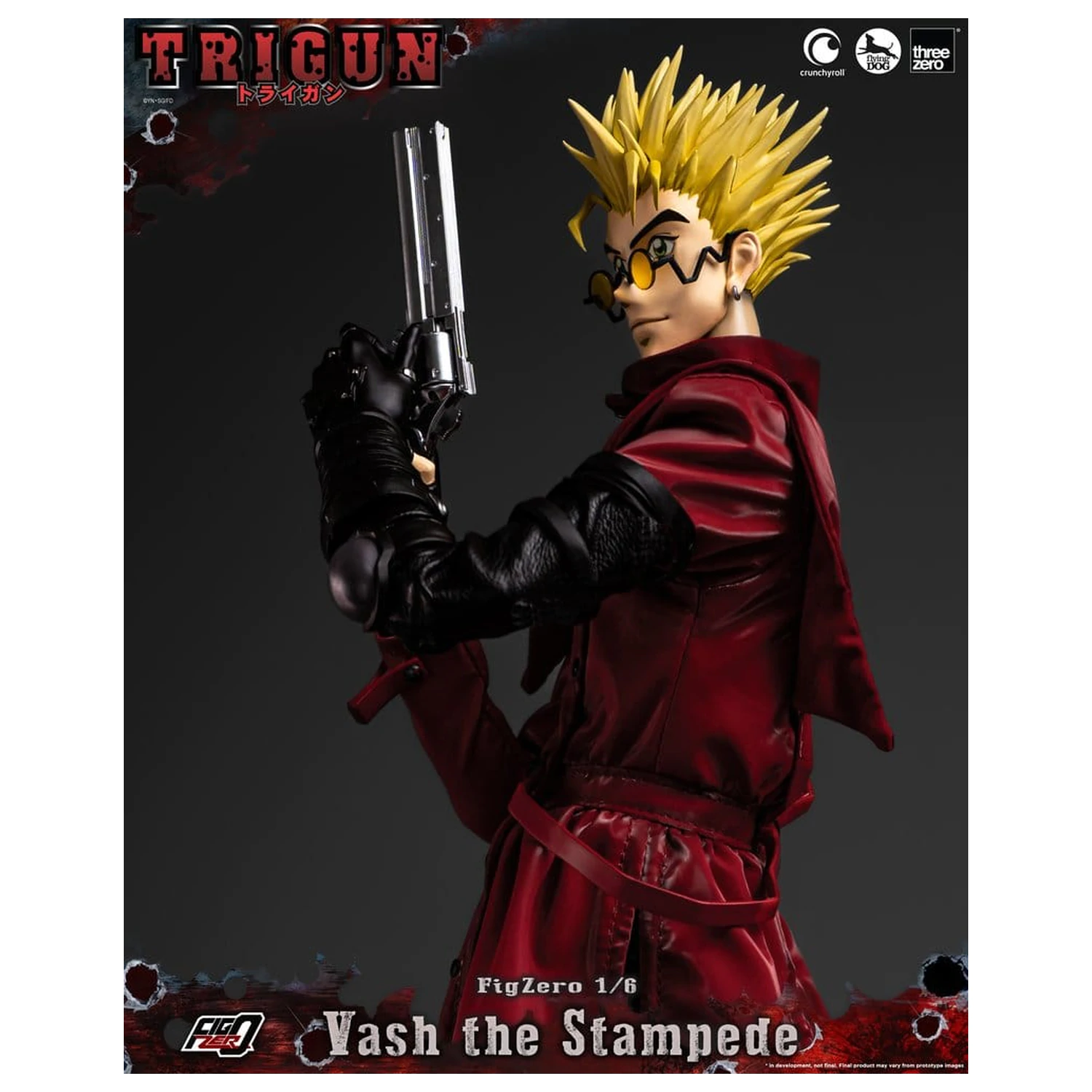 Trigun FigZero Akčná figúrka 1/6 Vash the Stampede 31 cm produktová fotografia