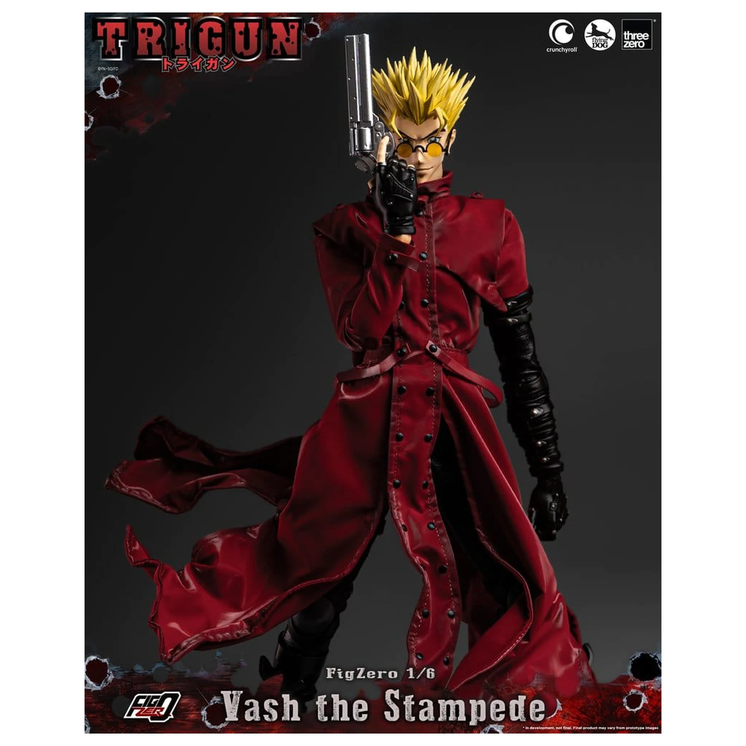 Trigun FigZero Akčná figúrka 1/6 Vash the Stampede 31 cm produktová fotografia