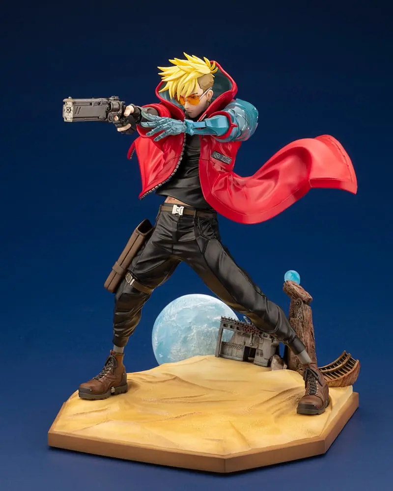 Trigun Stampede ARTFX J socha 1/8 Vash The Stampede 22 cm termékfotó