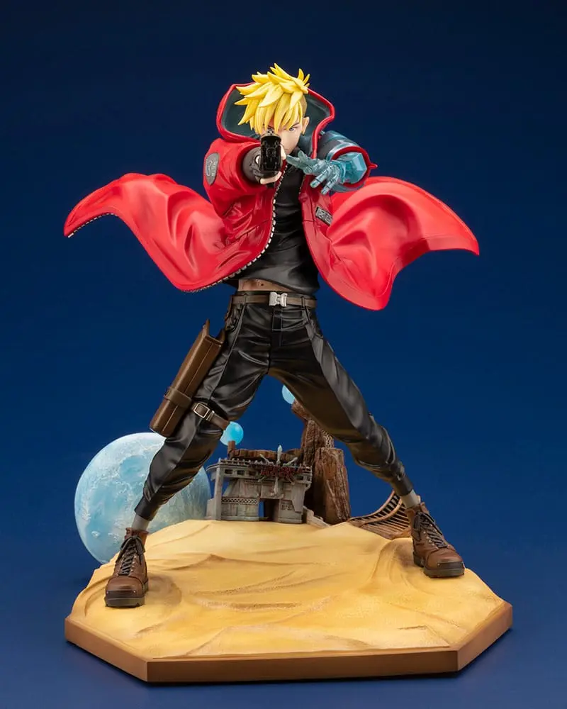 Trigun Stampede ARTFX J socha 1/8 Vash The Stampede 22 cm termékfotó