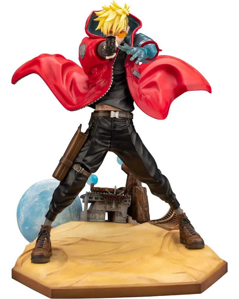 Trigun Stampede ARTFX J socha 1/8 Vash The Stampede 22 cm termékfotó