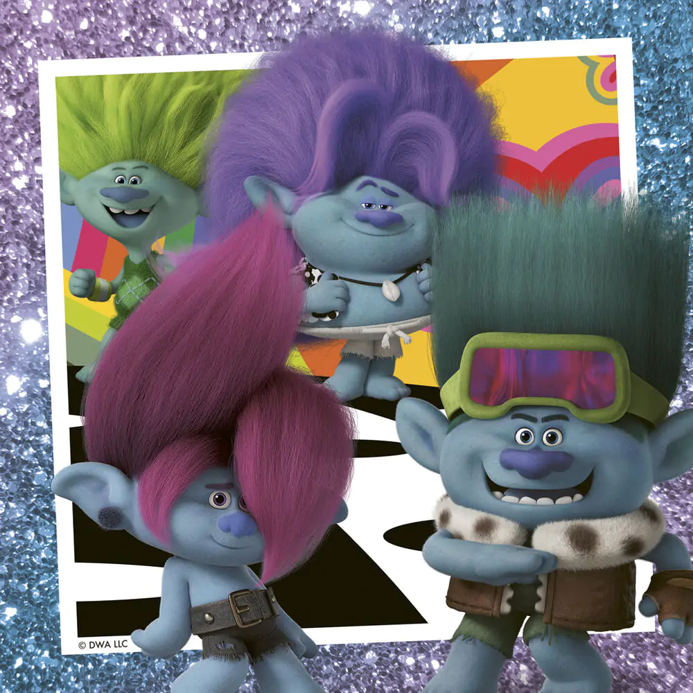 Trolls 3 puzzle 3x49 dielikov produktová fotografia