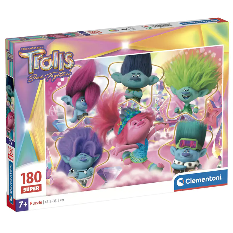 Trolls 3 super puzzle 180pcs termékfotó