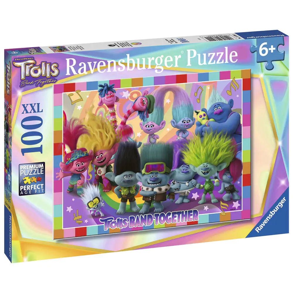 Trolls 3 XXL puzzle 100 dielikov produktová fotografia