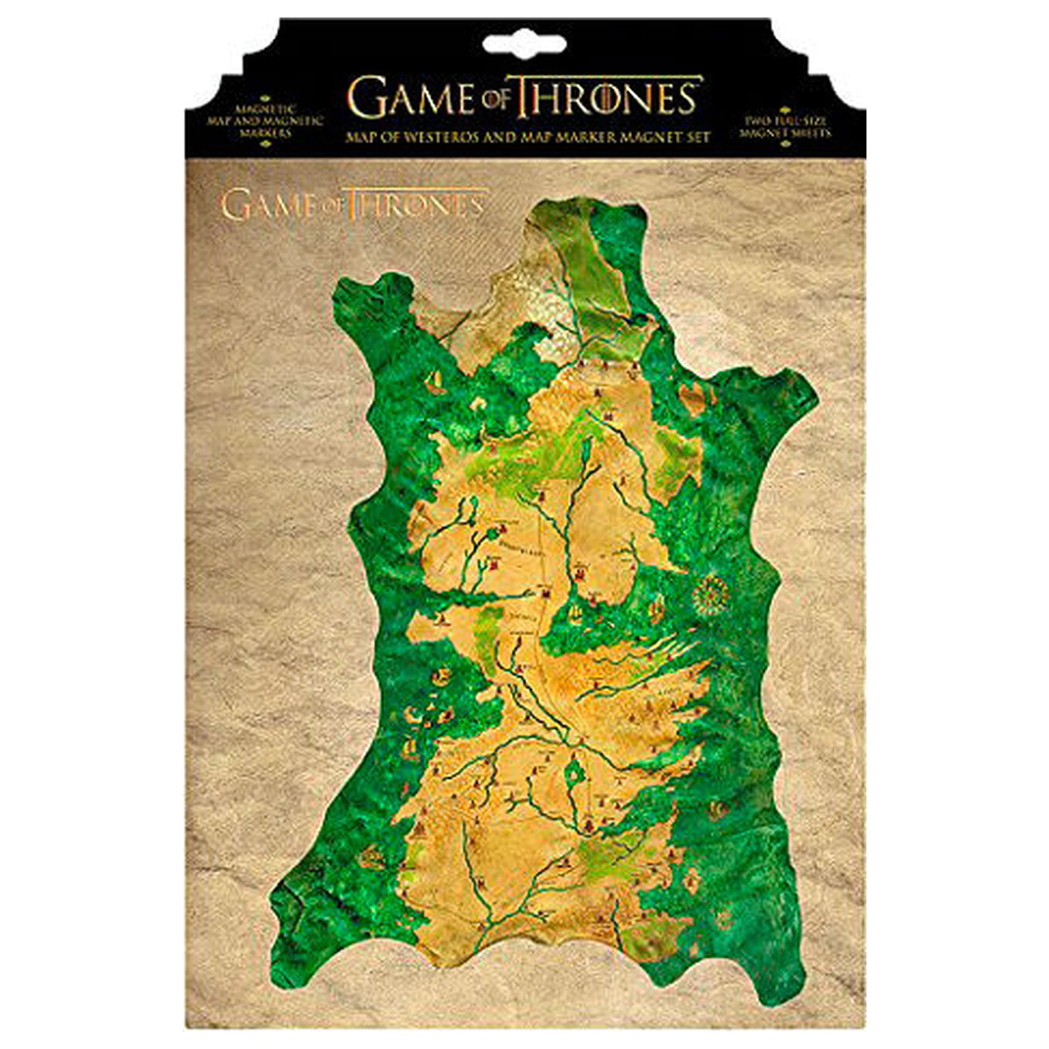 Game of Thrones magnetická mapa Westeros produktová fotografia