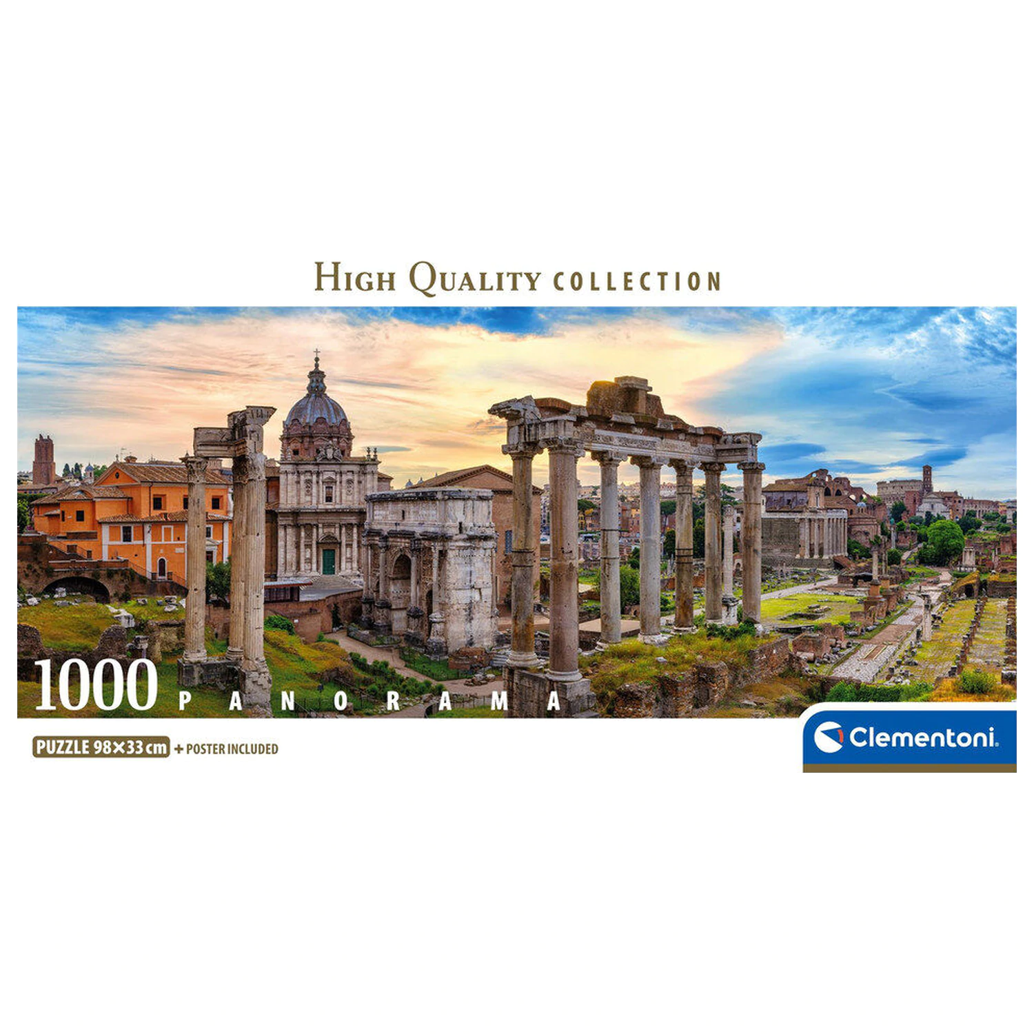 Twilight Over The Eternal Empire panoramatické puzzle 1000 ks produktová fotografia