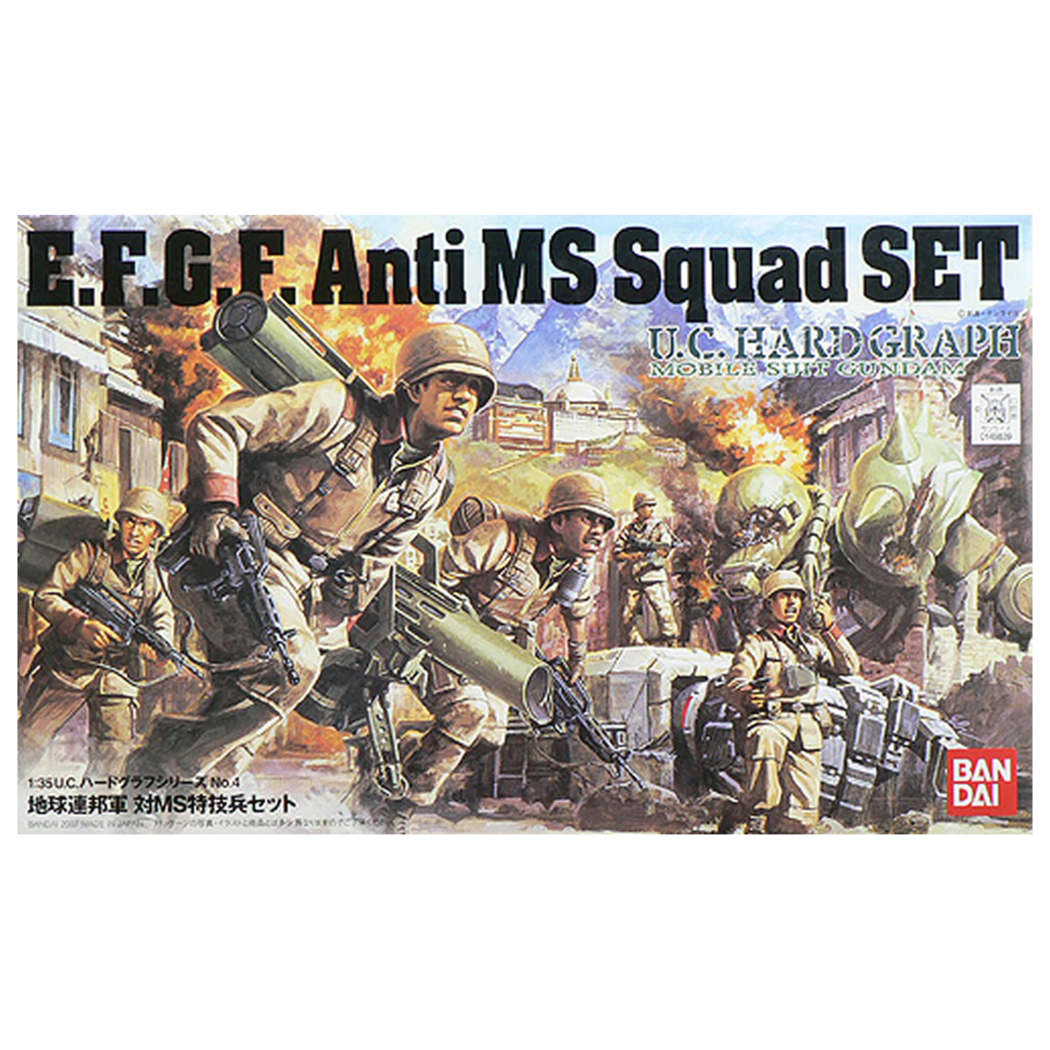 U.C. Hard Graph 1/35 Mobile Suit Gundam E.F.G.F. Anti MS Squad produktová fotografia