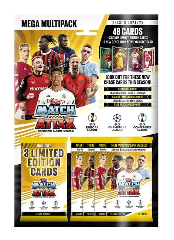 UEFA Club Competitions Match Attax TCG Saison 2024/25 Mega Multipack *German Version* - Mega balenie produktová fotografia