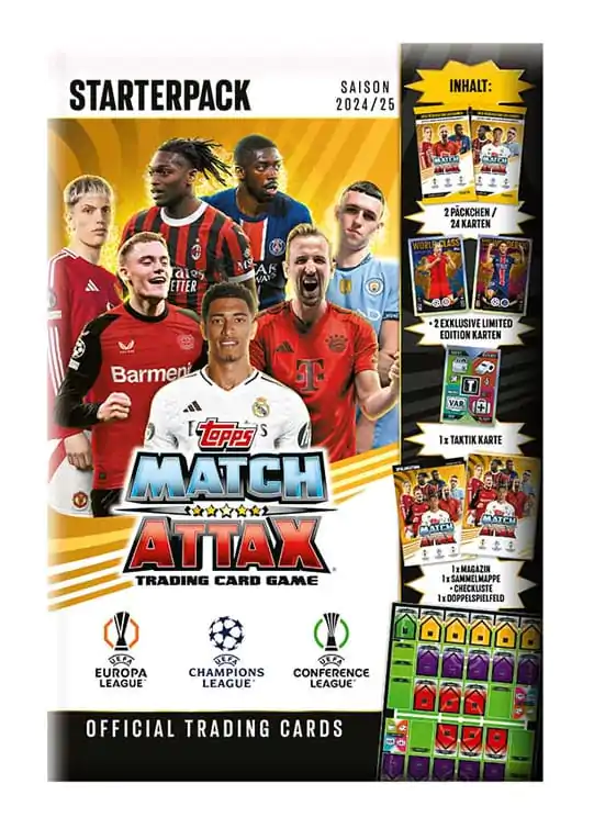 UEFA Club Competitions Match Attax TCG Sezóna 2024/25 Štartovací balíček *German Version* produktová fotografia