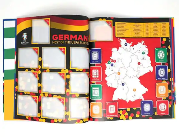 UEFA EURO 2024 Album na samolepky v pevnej väzbe produktová fotografia