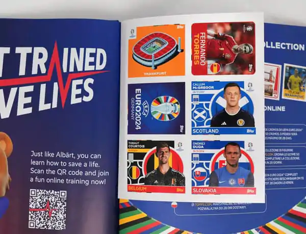 UEFA EURO 2024 Album na samolepky v pevnej väzbe produktová fotografia