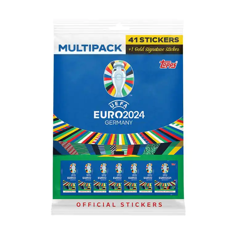 UEFA EURO 2024 Multipack so samolepkami produktová fotografia