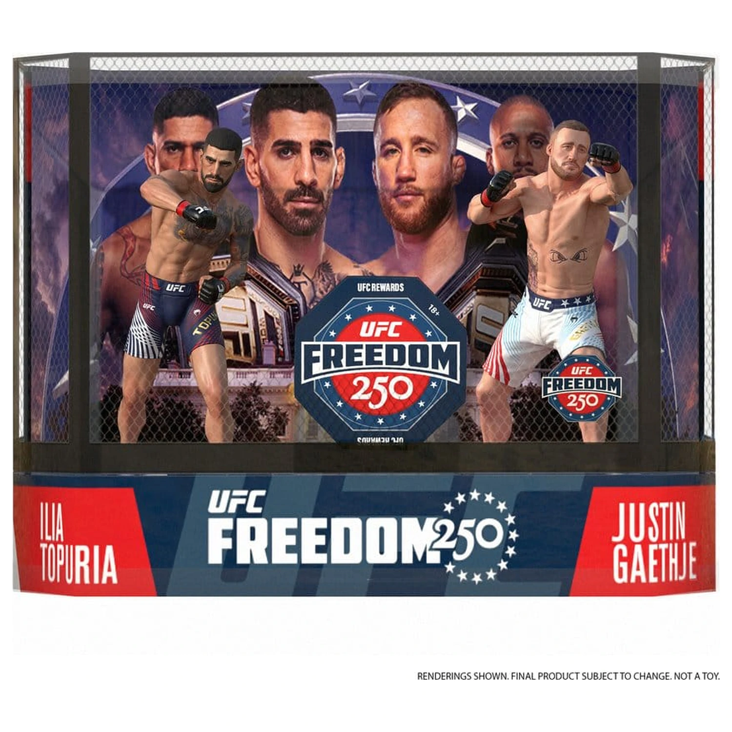 UFC McFarlane’s SportsPicks akčné figúrky 2-balenie Ilia Topuria vs Justin Gaethje (Freedom 250) 18 cm produktová fotografia