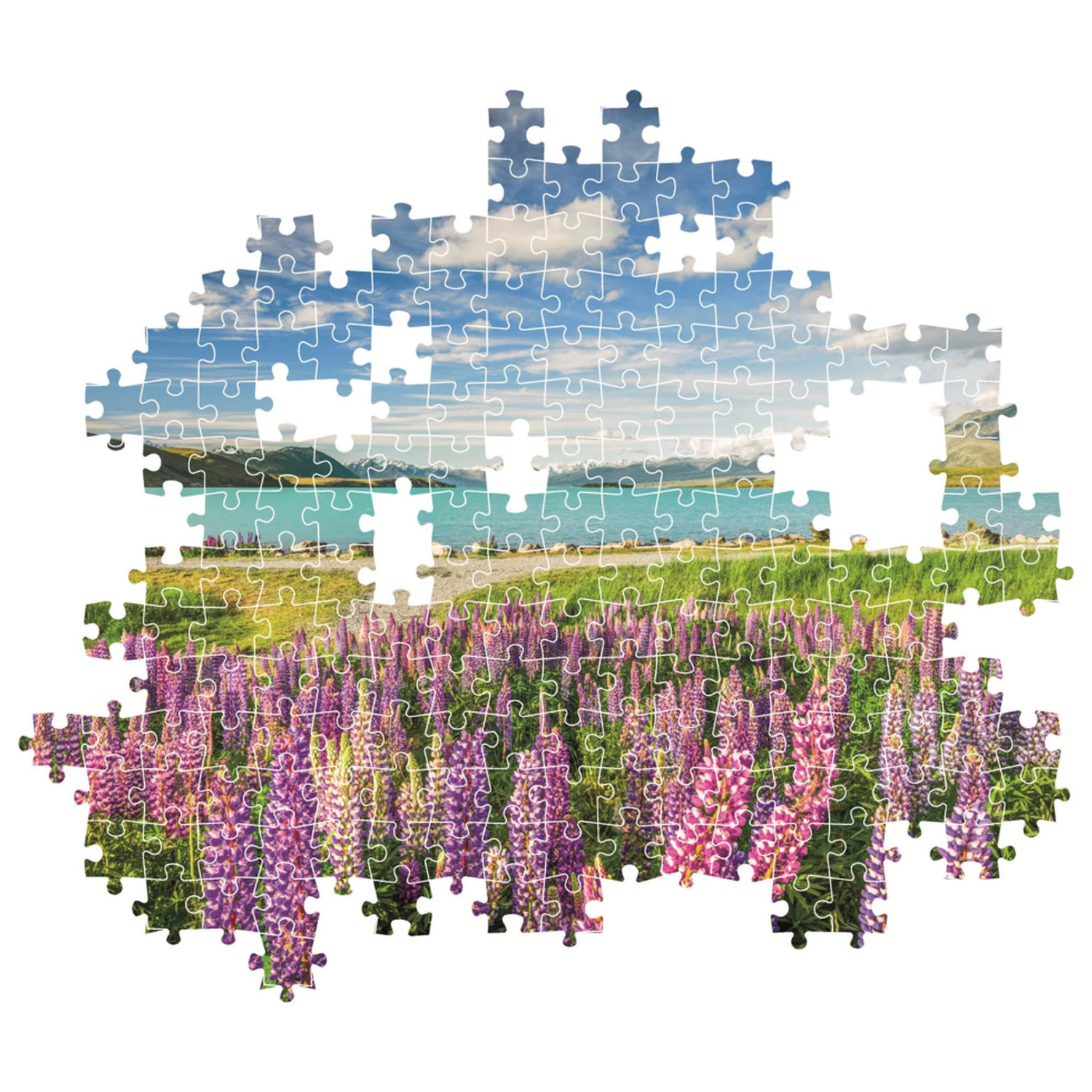 New Zealand Lake Tekapo 1500-dielne puzzle produktová fotografia