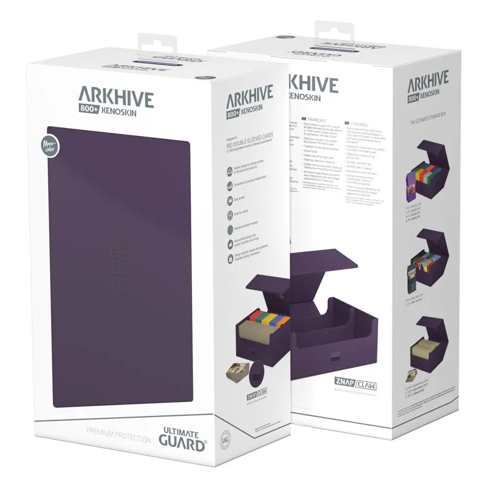 Ultimate Guard Arkhive 800+ XenoSkin Monocolor Purple termékfotó