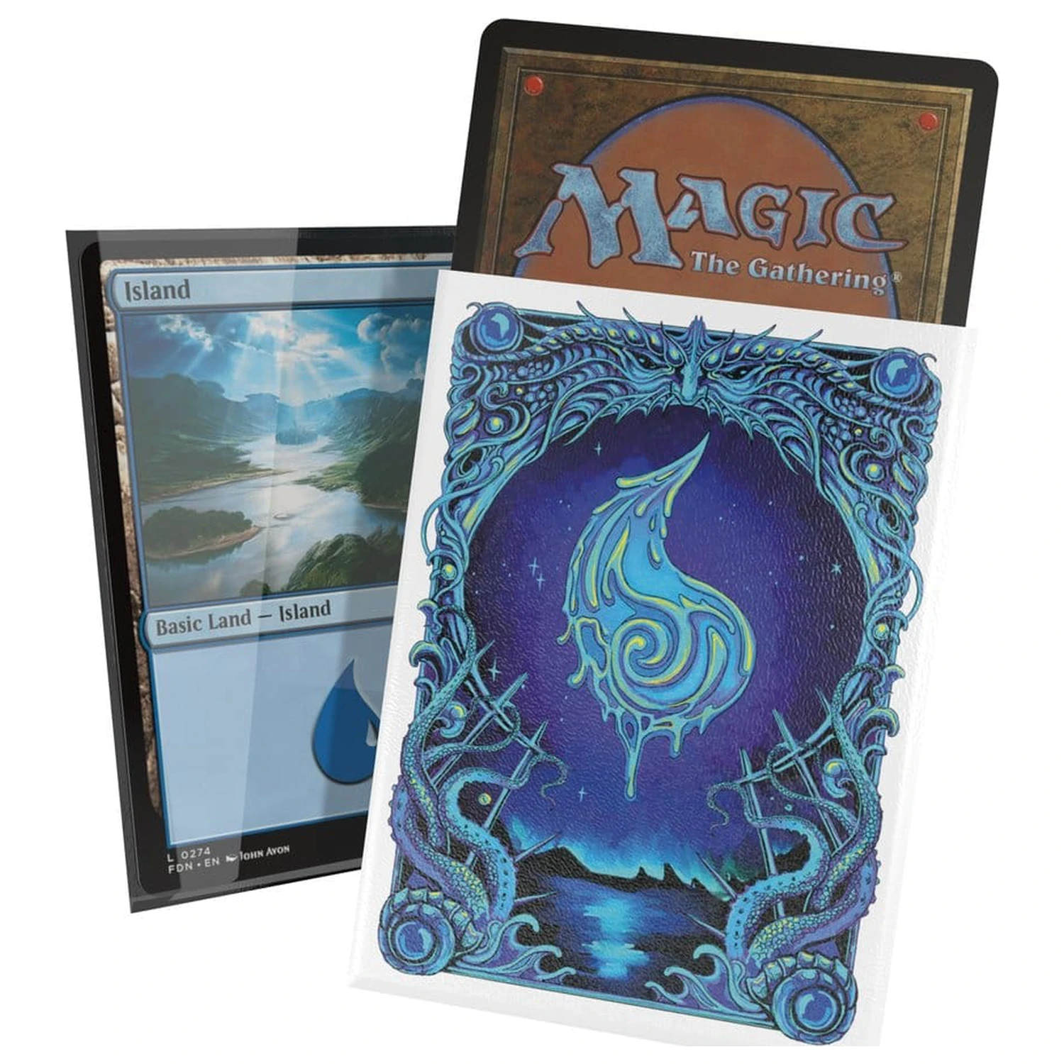 Ultimate Guard Art Sleeves Magic: The Gathering "Mana Token" - Island produktová fotografia