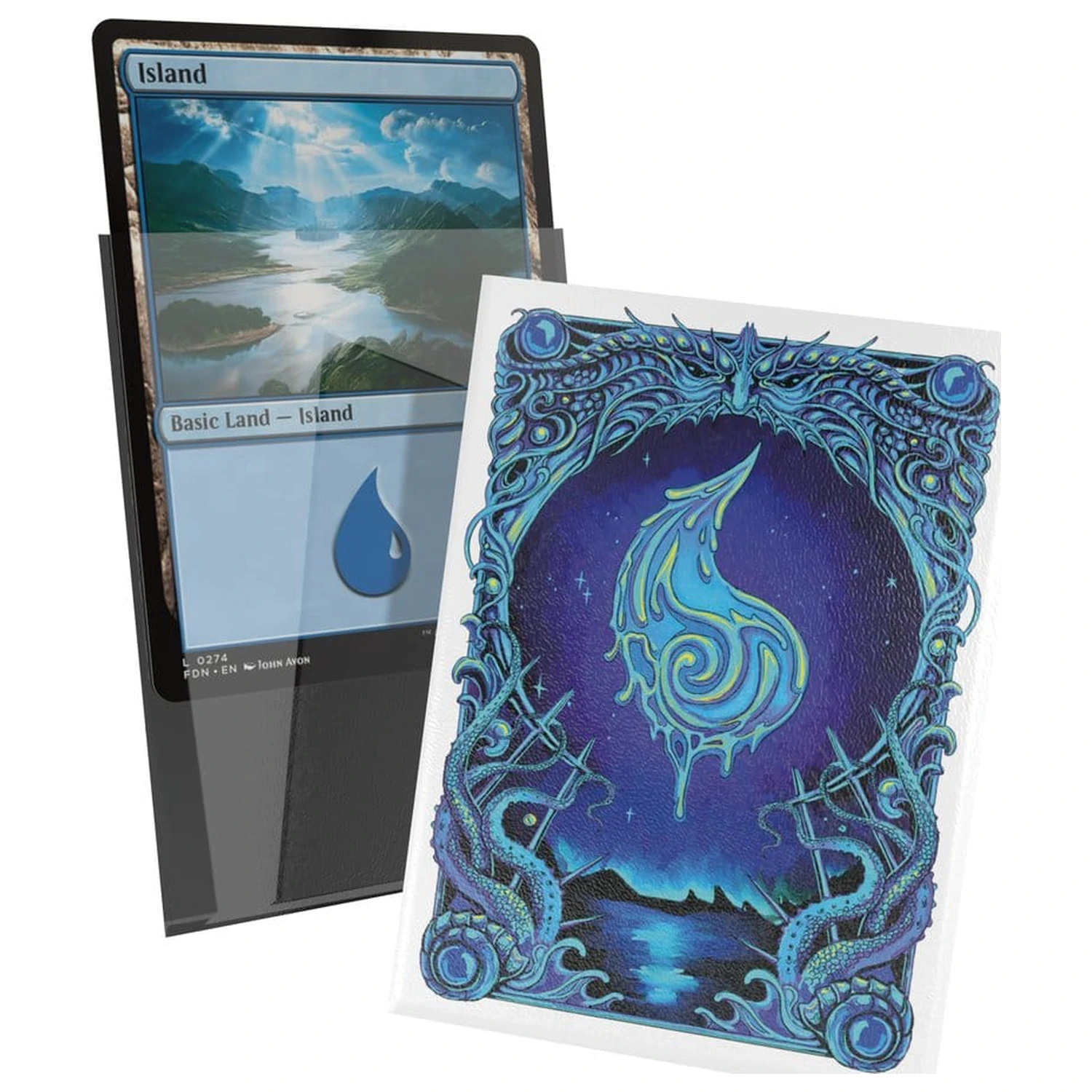 Ultimate Guard Art Sleeves Magic: The Gathering "Mana Token" - Island produktová fotografia
