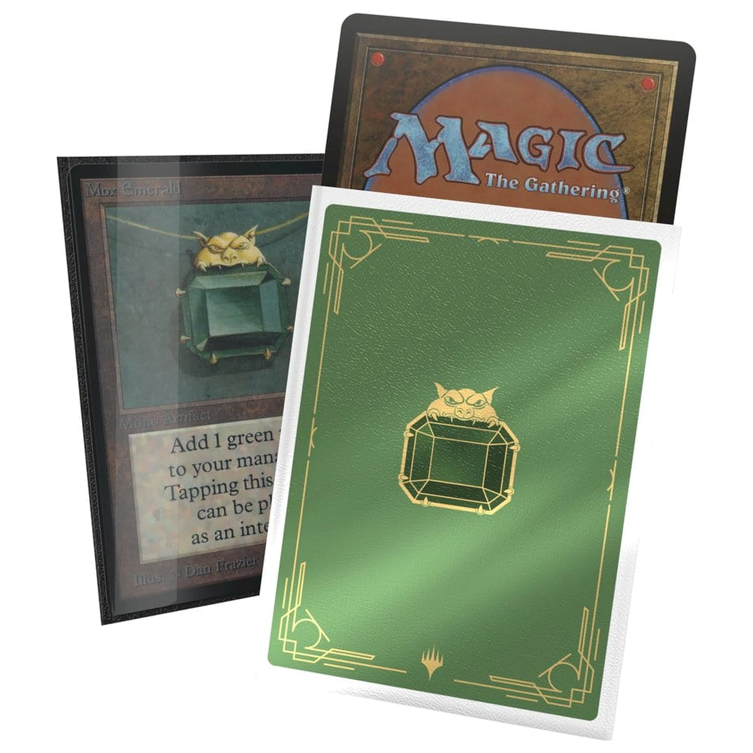Ultimate Guard Art Sleeves Magic: The Gathering "Mox Collection" - Emerald produktová fotografia