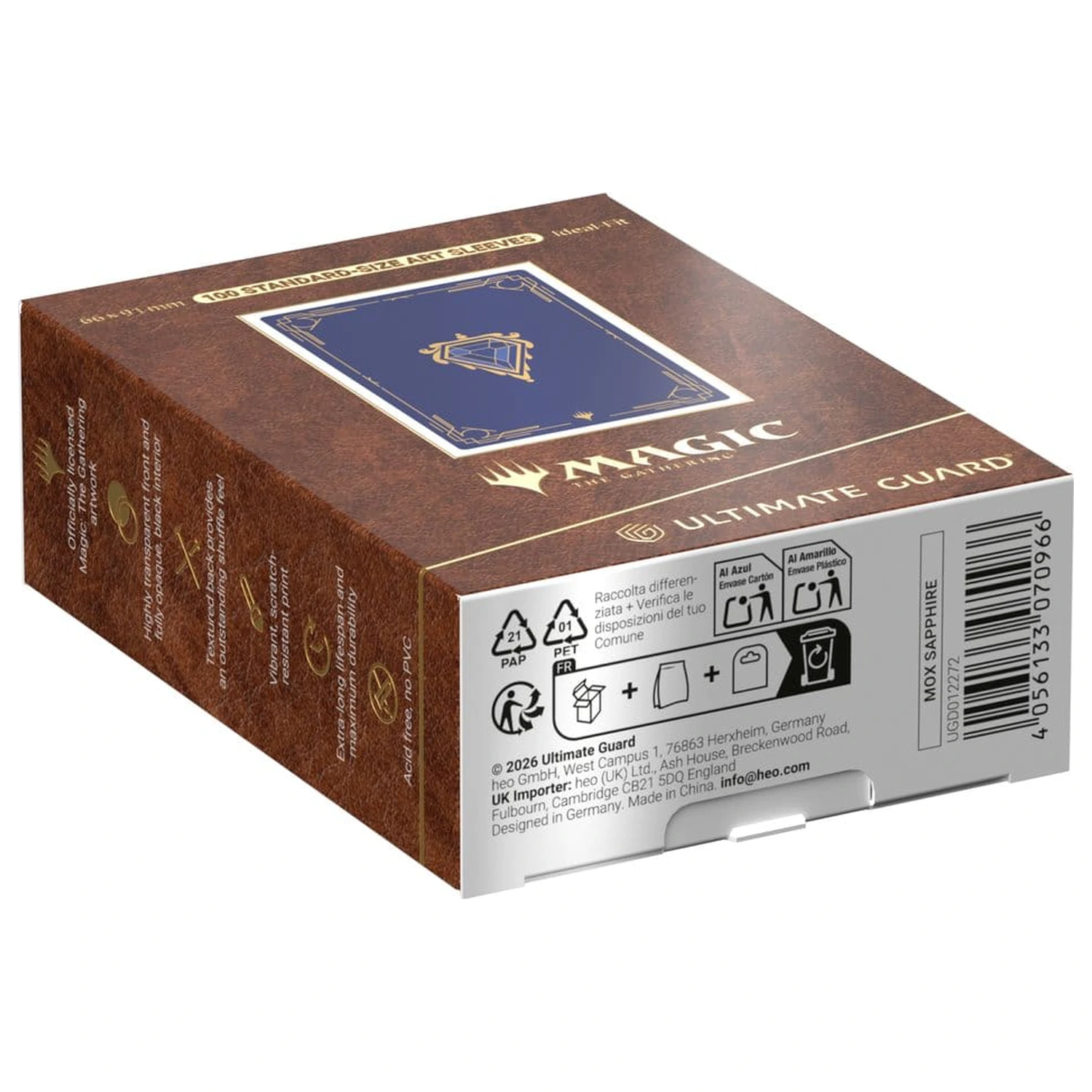 Ultimate Guard Art Sleeves Magic: The Gathering "Mox Collection" - Sapphire produktová fotografia