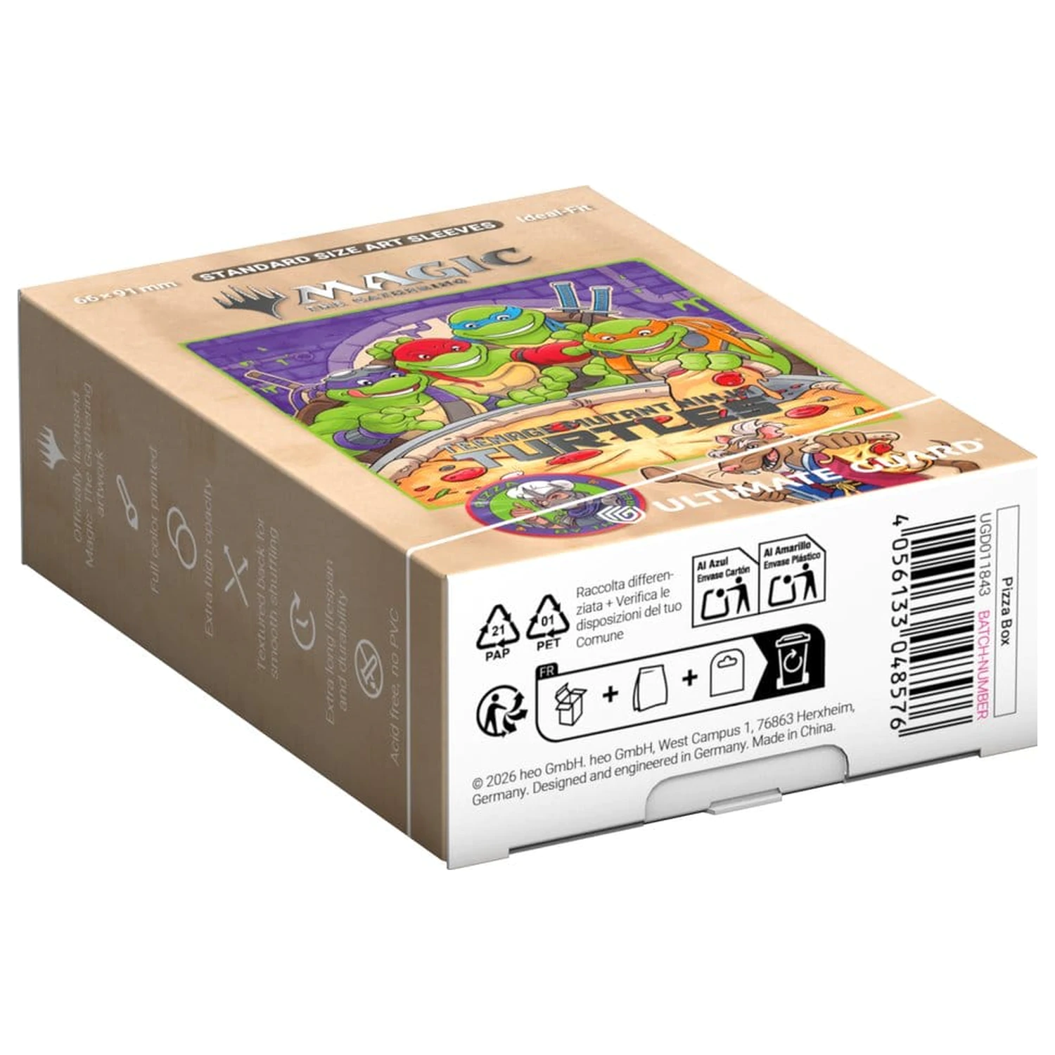 Ultimate Guard Art Sleeves Magic: The Gathering | Teenage Mutant Ninja Turtles - Pizza Box balíček obalov na karty produktová fotografia