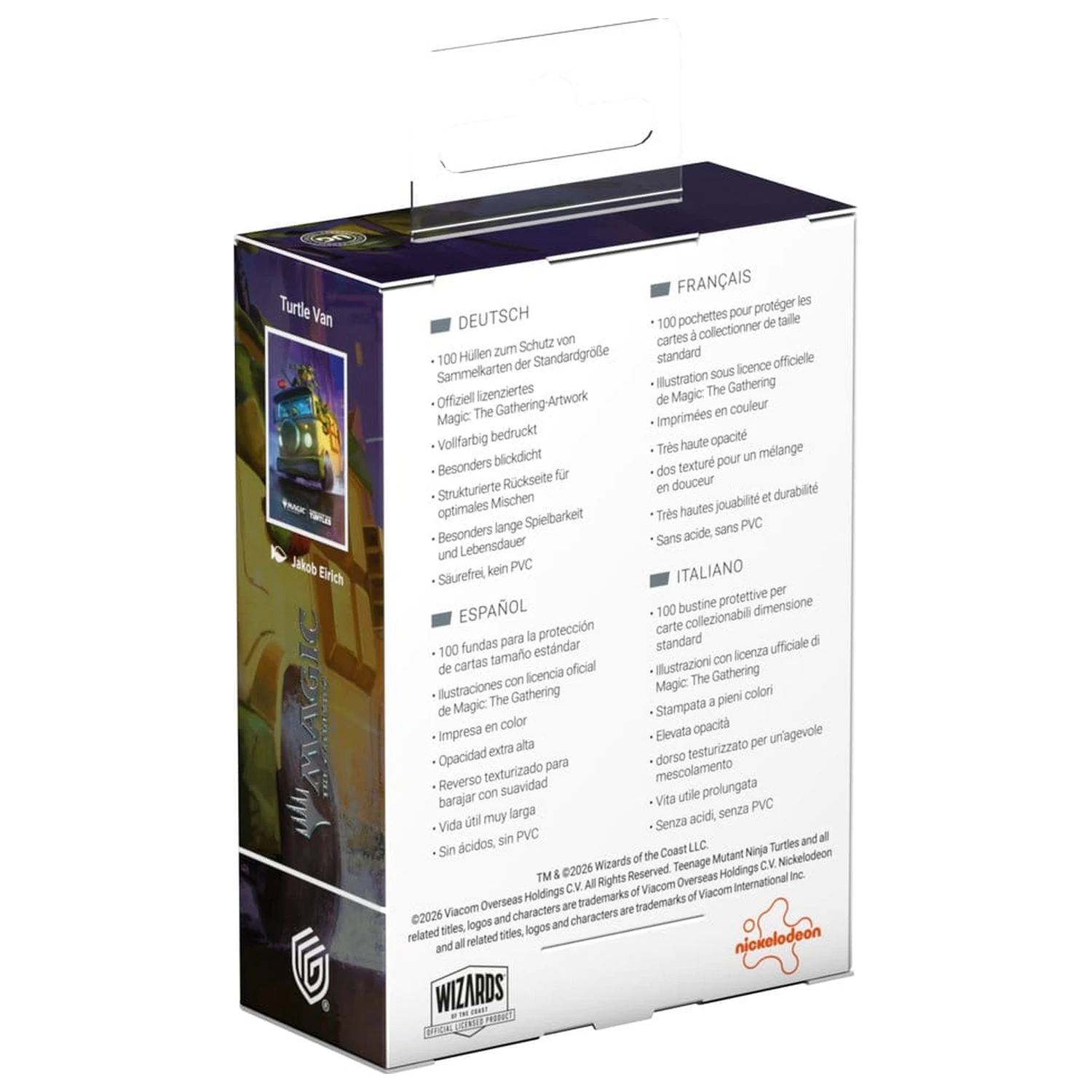 Ultimate Guard Art Sleeves Magic: The Gathering | Teenage Mutant Ninja Turtles - Turtle Van produktová fotografia