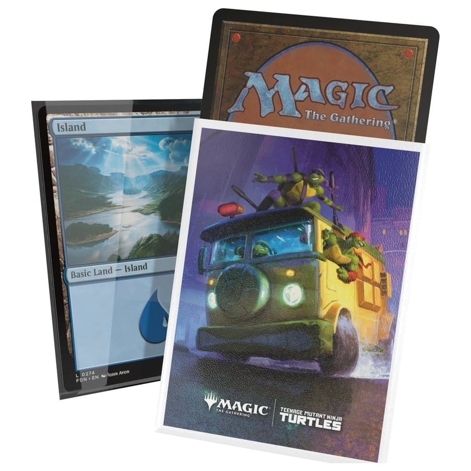 Ultimate Guard Art Sleeves Magic: The Gathering | Teenage Mutant Ninja Turtles - Turtle Van produktová fotografia
