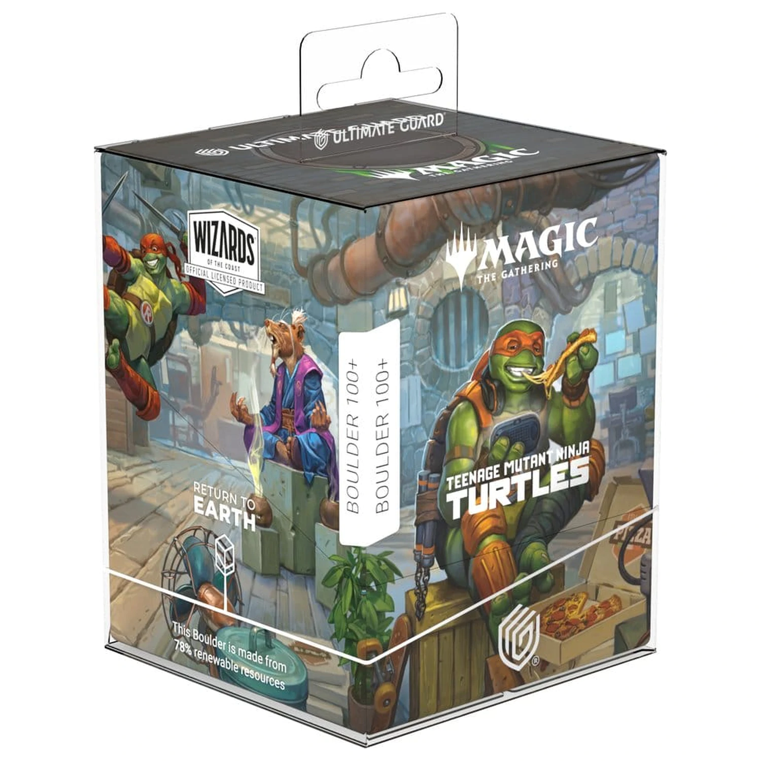 Ultimate Guard RTE Boulder 100+ Magic: The Gathering | Teenage Mutant Ninja Turtles - Turtle Lair produktová fotografia