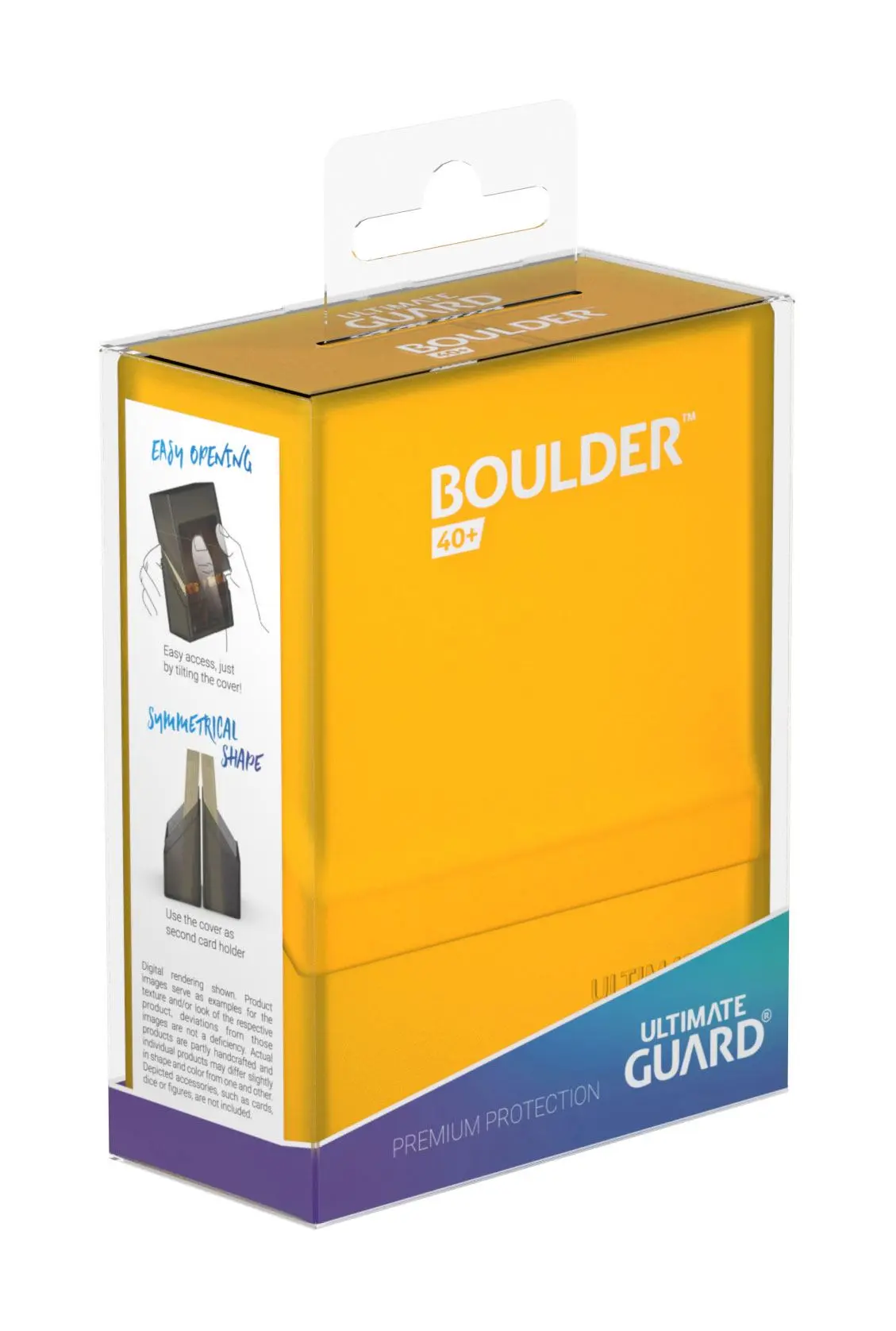 Ultimate Guard Boulder Deck Case 40+ Standard Size Янтарный termékfotó