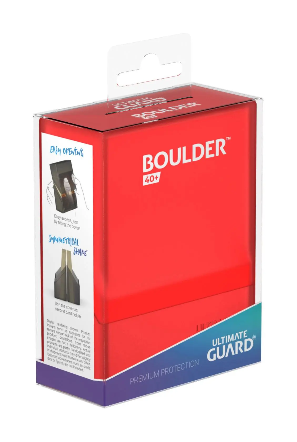 Ultimate Guard Boulder Deck Case 40+ Standard Size Ruby termékfotó