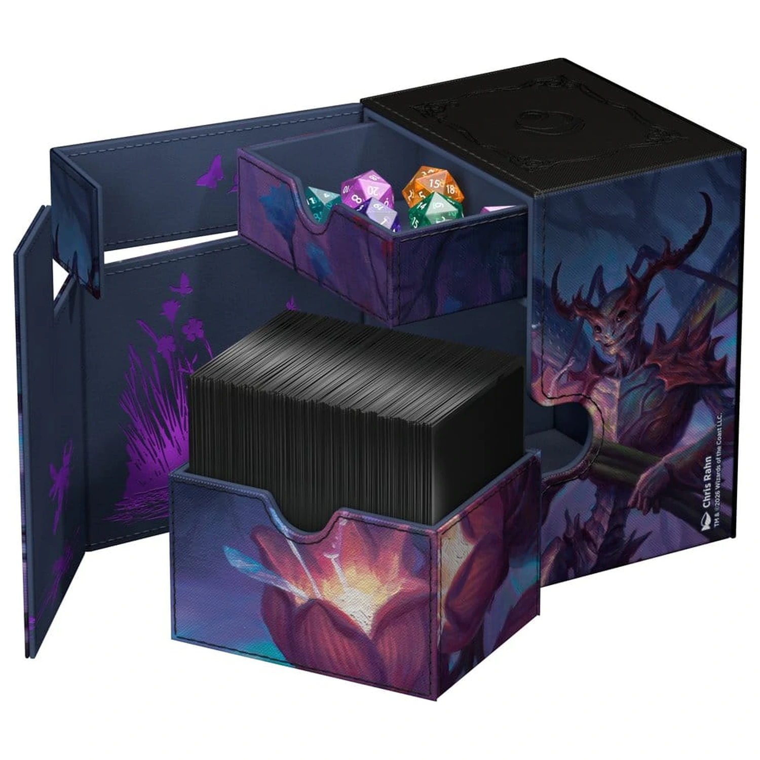 Ultimate Guard Flip'n'Tray 133+ Xenoskin Magic: The Gathering "Lorwyn Eclipsed" - Bitterbloom Bearer produktová fotografia