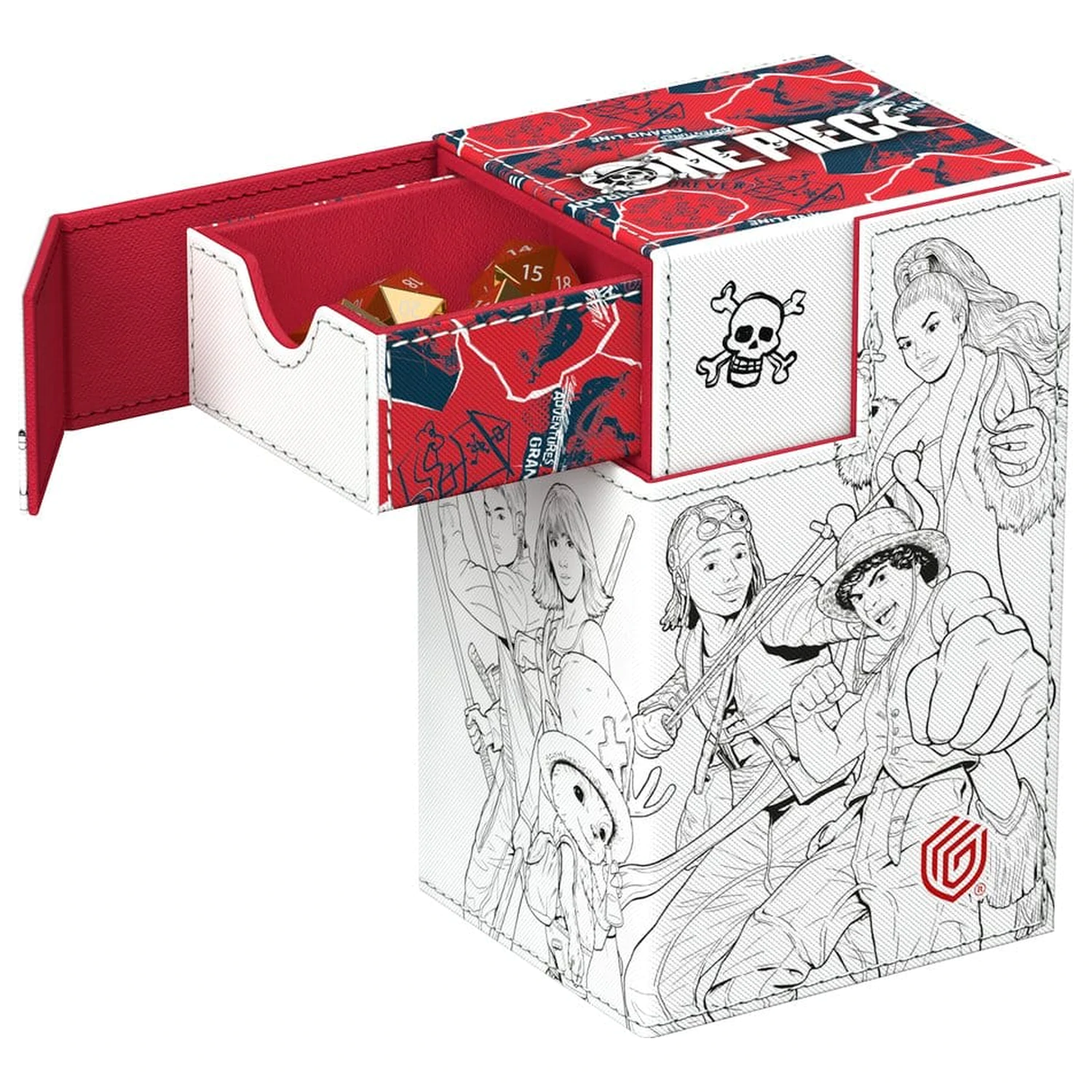 Ultimate Guard Flip'n'Tray 80+ Xenoskin One Piece - Sketch produktová fotografia